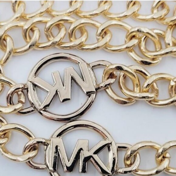Metal Gold Tone Chain Belt NWT by Michael Kors - Picture 4 of 11